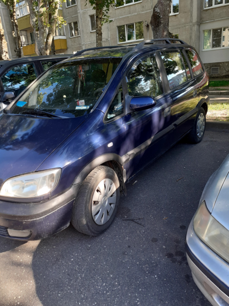 Opel Zafira A, 7 мест, 1999 г.
