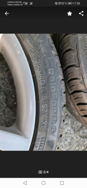 VW 7.5x18 5x112 4 шт.