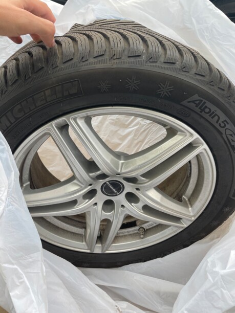 Диски Borbet R17 с резиной 7.5x17 5x120 4 шт.