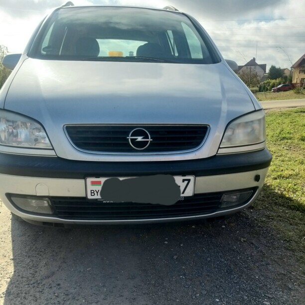 Opel Zafira A, 7 мест, 2002 г.