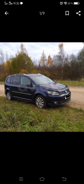 Volkswagen Touran I · 2-й рестайлинг, 2010 г.