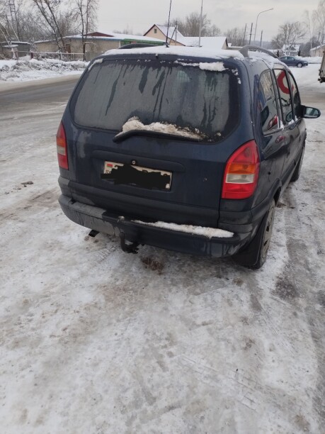 Opel Zafira A, 7 мест, 2002 г.