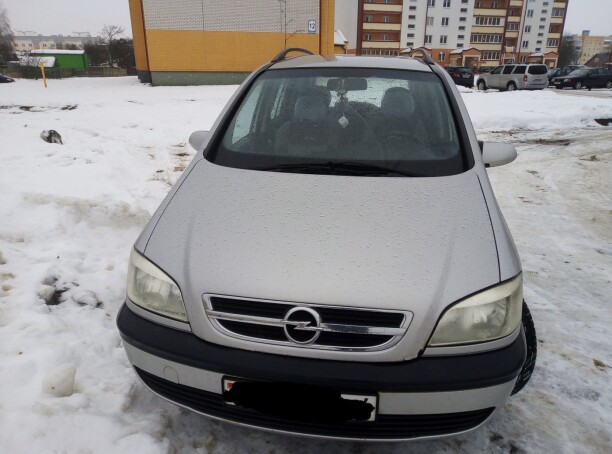 Opel Zafira A, 7 мест, 2001 г.