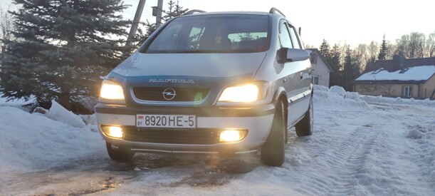 Opel Zafira A, 7 мест, 2002 г.
