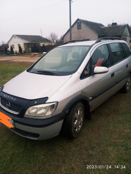 Opel Zafira A, 7 мест, 2000 г.