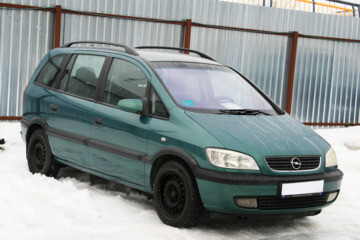 Opel Zafira A, 7 мест, 2001 г.