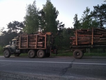 Урал 377 Лесовоз, 1995 г.