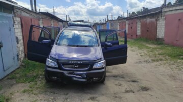 Opel Zafira A, 7 мест, 2001 г.