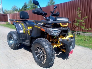 Motoland Wild Trak X 200 PRO GREY-YELLOW ручное управление, 2022 г.
