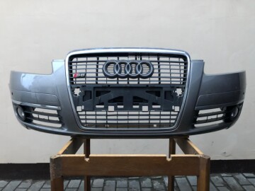 Передний бампер в сборе для Audi A6 C6 2004 - 2008